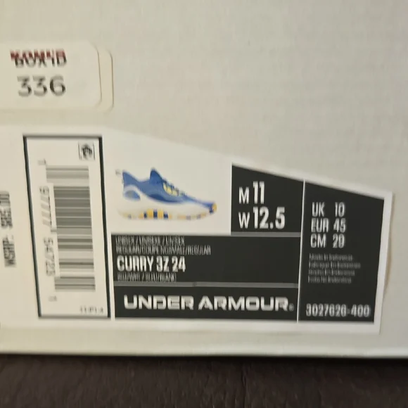 Under Armour Blue and Yellow Men's Sneakers - Picture 11 of 11